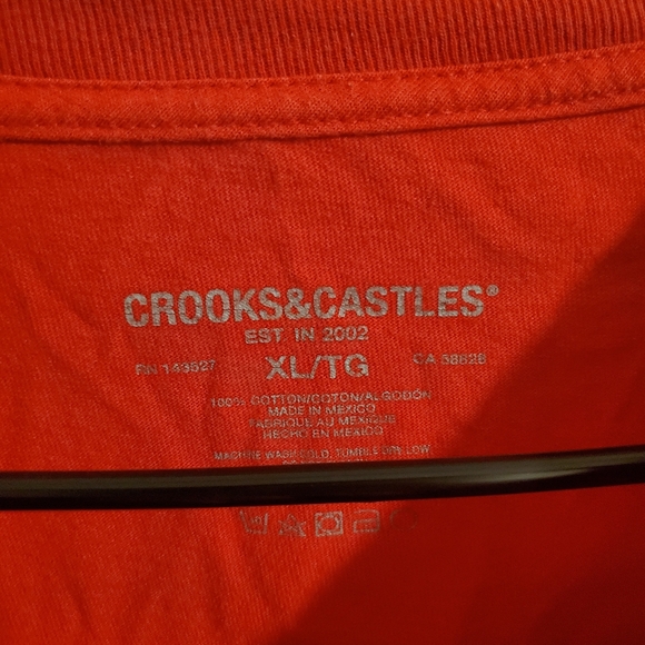 Crooks & Castles Longsleeve Tee Shirt Size XL - Picture 4 of 4